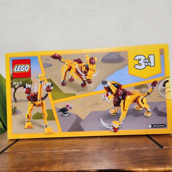 NEW LEGO Creator 3 in 1 Lion King Ostrich Warthog Easter Basket Gift Brand new S - Picture 5 of 7